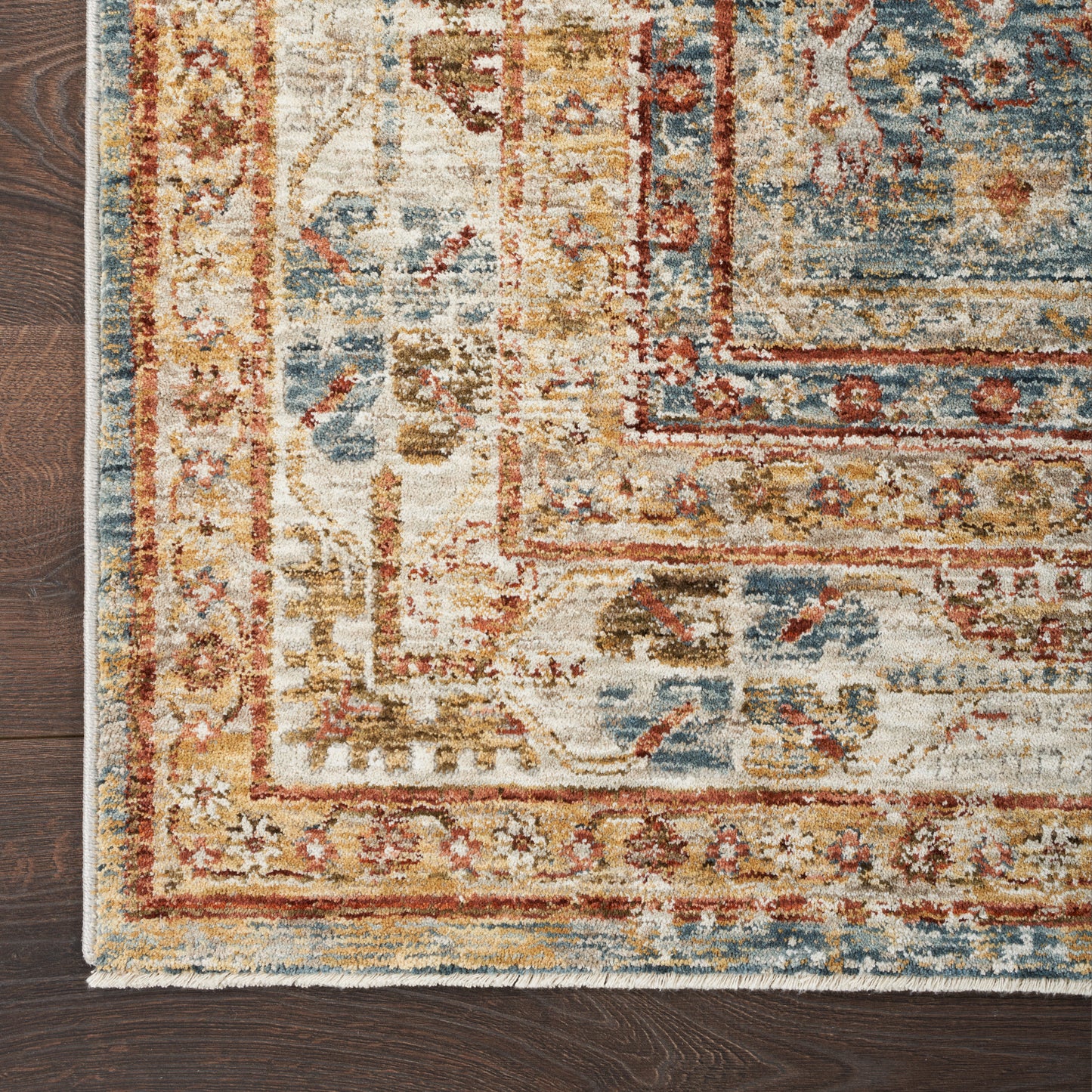 Nourison Sahar 2'3" x 10'2" Blue Vintage Indoor Rug