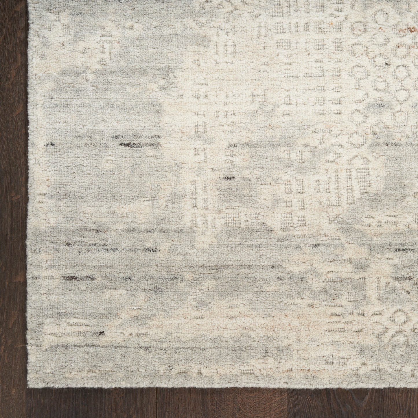 Nourison Harmony 9'9" x 13'9" Ivory Grey Modern Indoor Rug