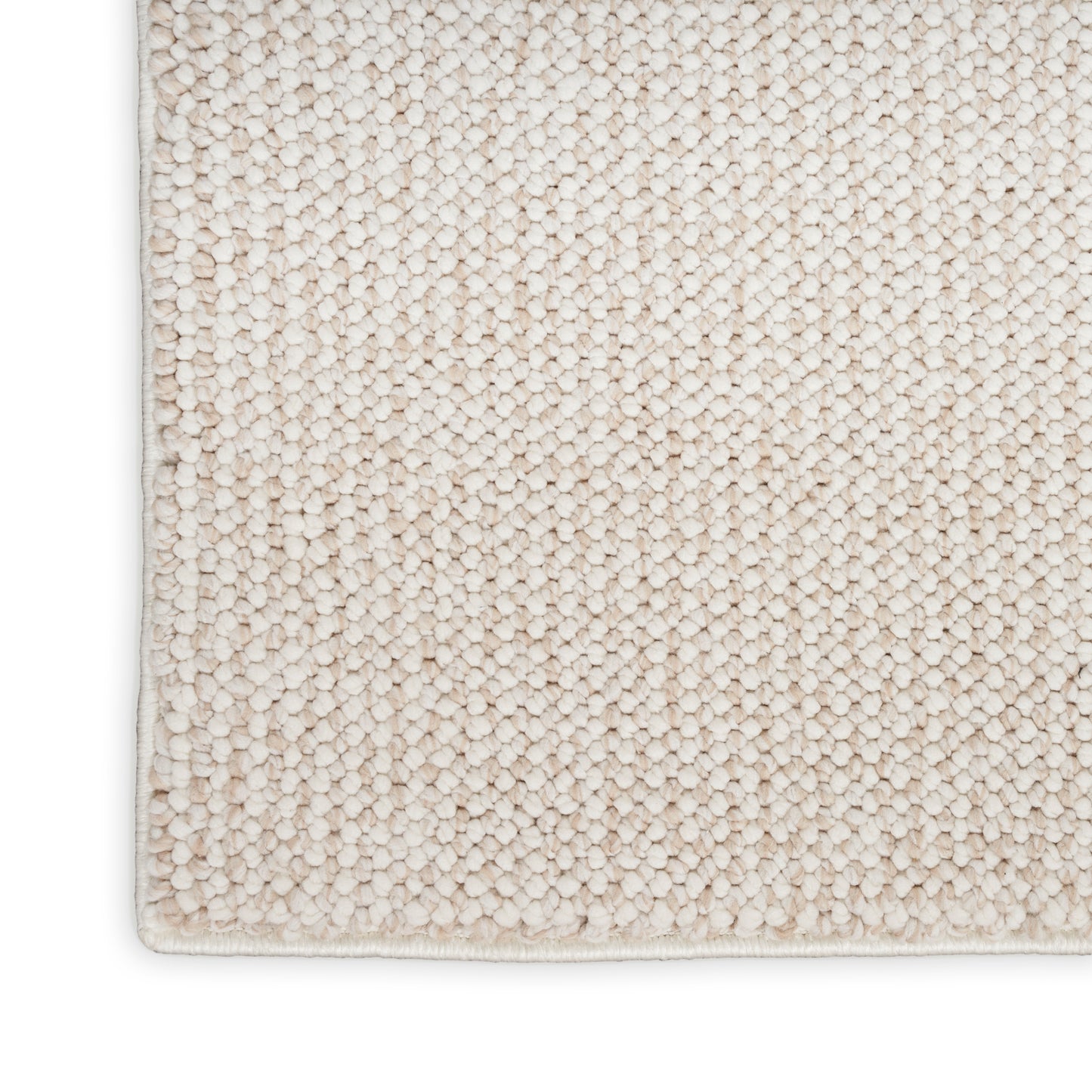 Nourison Natural Texture 5'3" x 7' Ivory Beige Farmhouse Indoor Rug