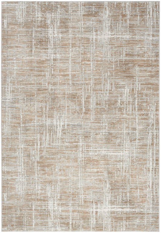 Nourison Home Texture 7'10" x 9'10" Beige Grey Modern Indoor Rug