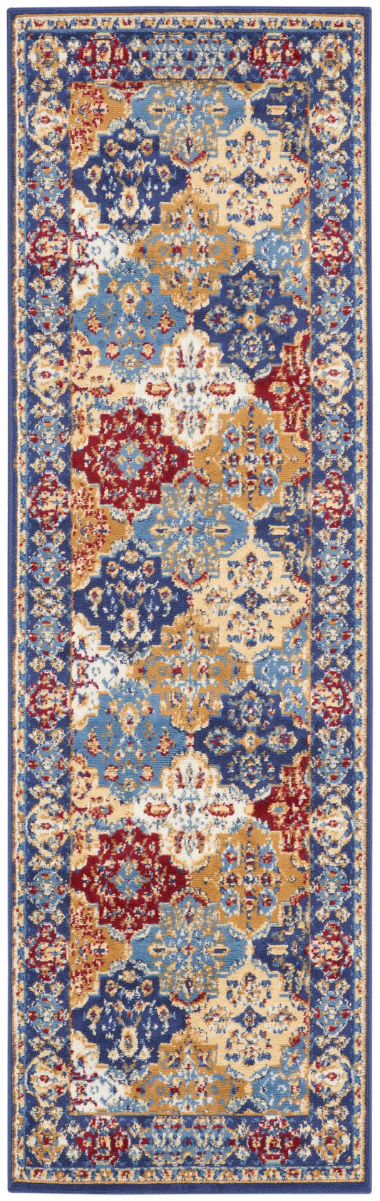 Nourison Grafix 2'3" x 7'6" Multicolor Bohemian Indoor Rug