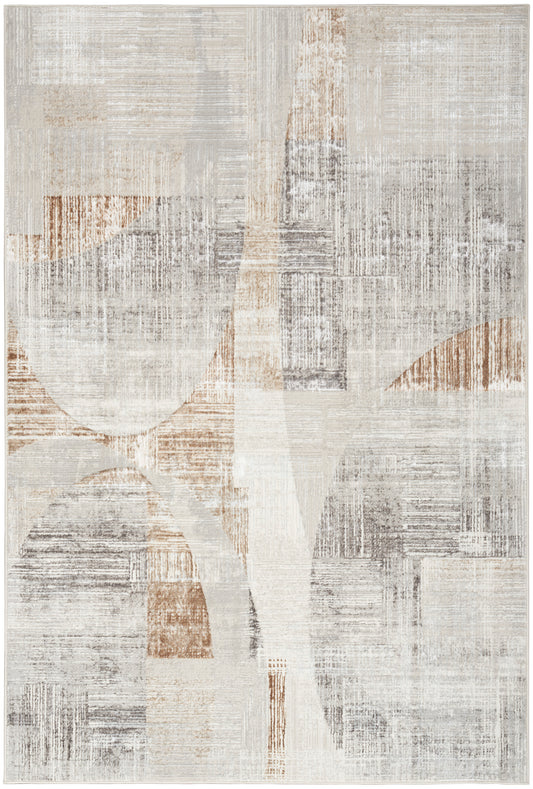 Inspire Me! Home Décor Iliana 5'3" x 7'3" Grey Modern Indoor Rug