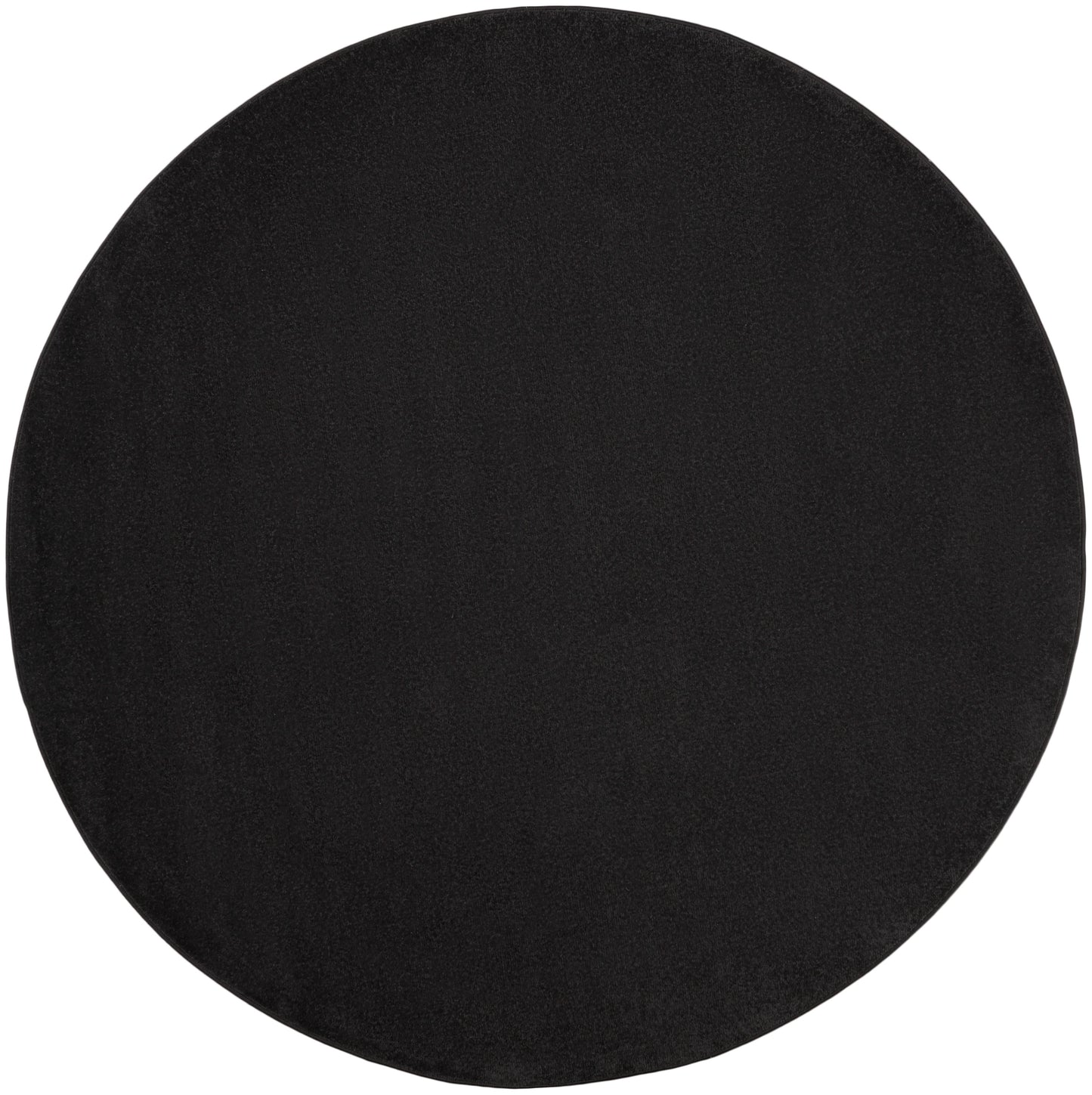 Nourison Nourison Essentials 6' x Round Black Outdoor Rug