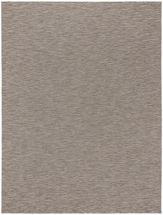 Nourison Washable Solutions 10' x 14' Grey/Mocha Modern Rug