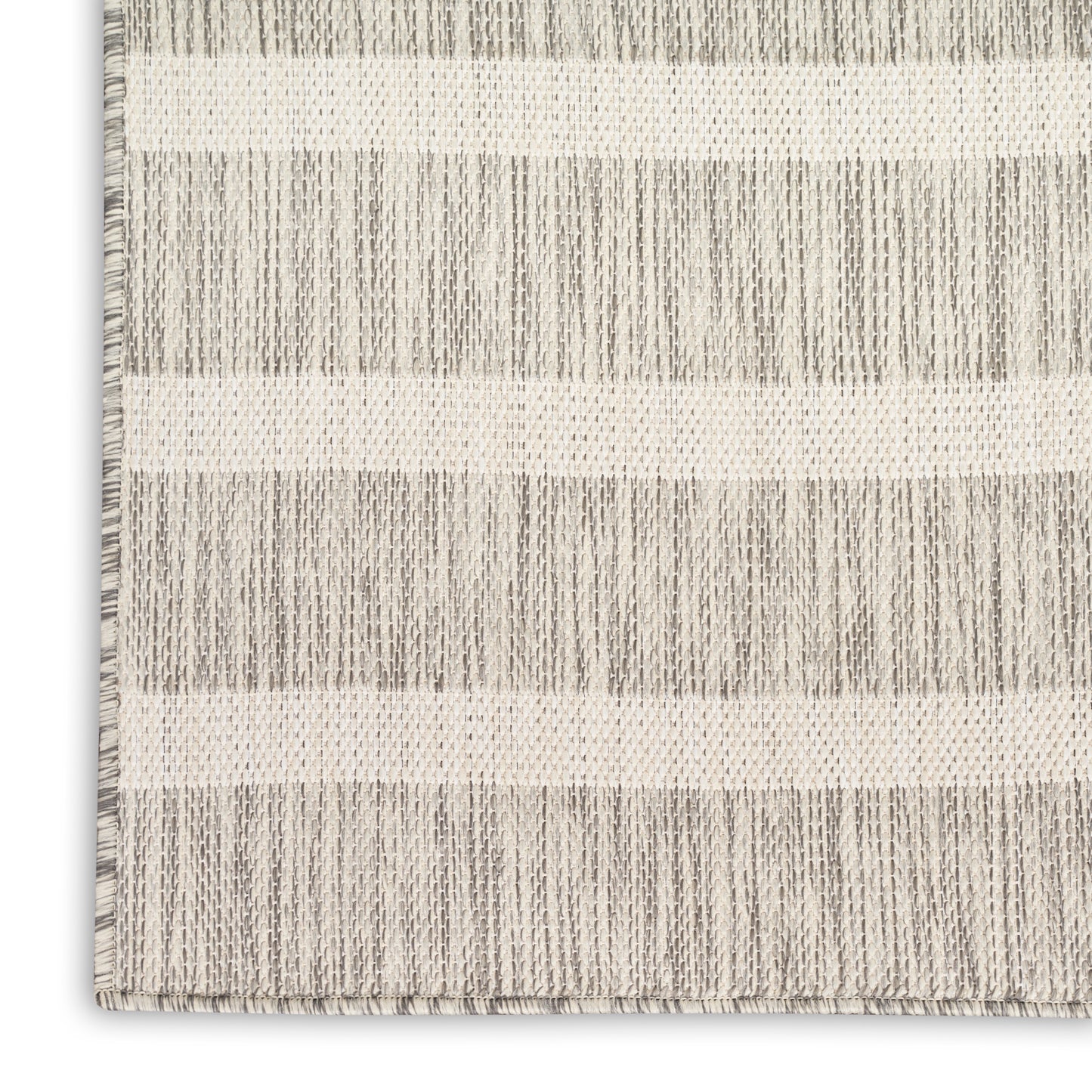 Nourison Positano 8' x 10' Grey Ivory Modern Rug