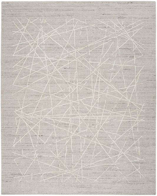 Calvin Klein CK044 Wander 7'9" x 9'9" Grey Modern Indoor Rug