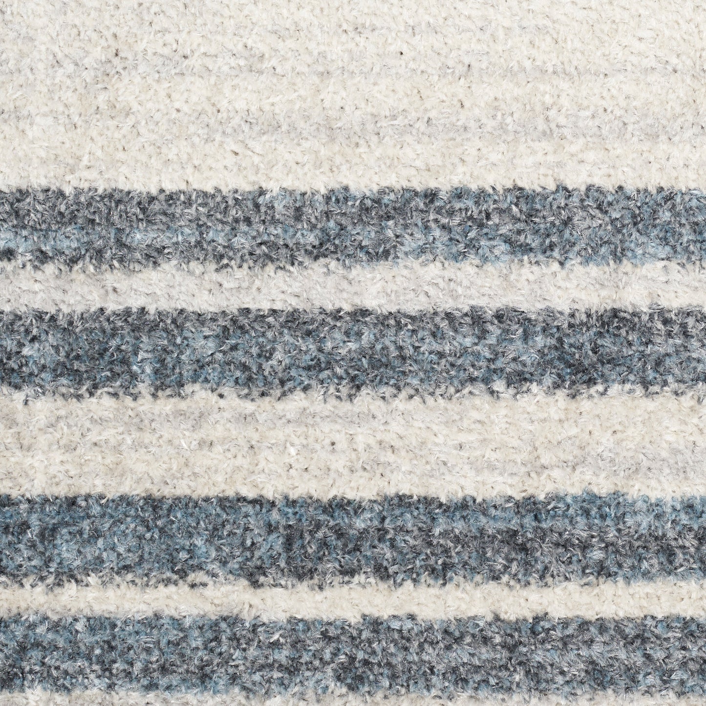 Nourison Astra Machine Washable 2'2" x 4' Ivory Blue Mid-Century Modern Indoor Rug