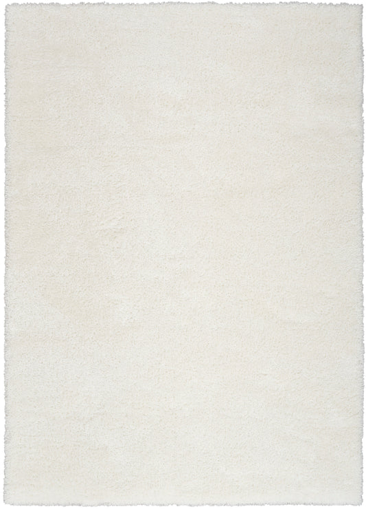 Nourison Pacific Shag 7'10" x 9'10" Ivory Shag Indoor Rug