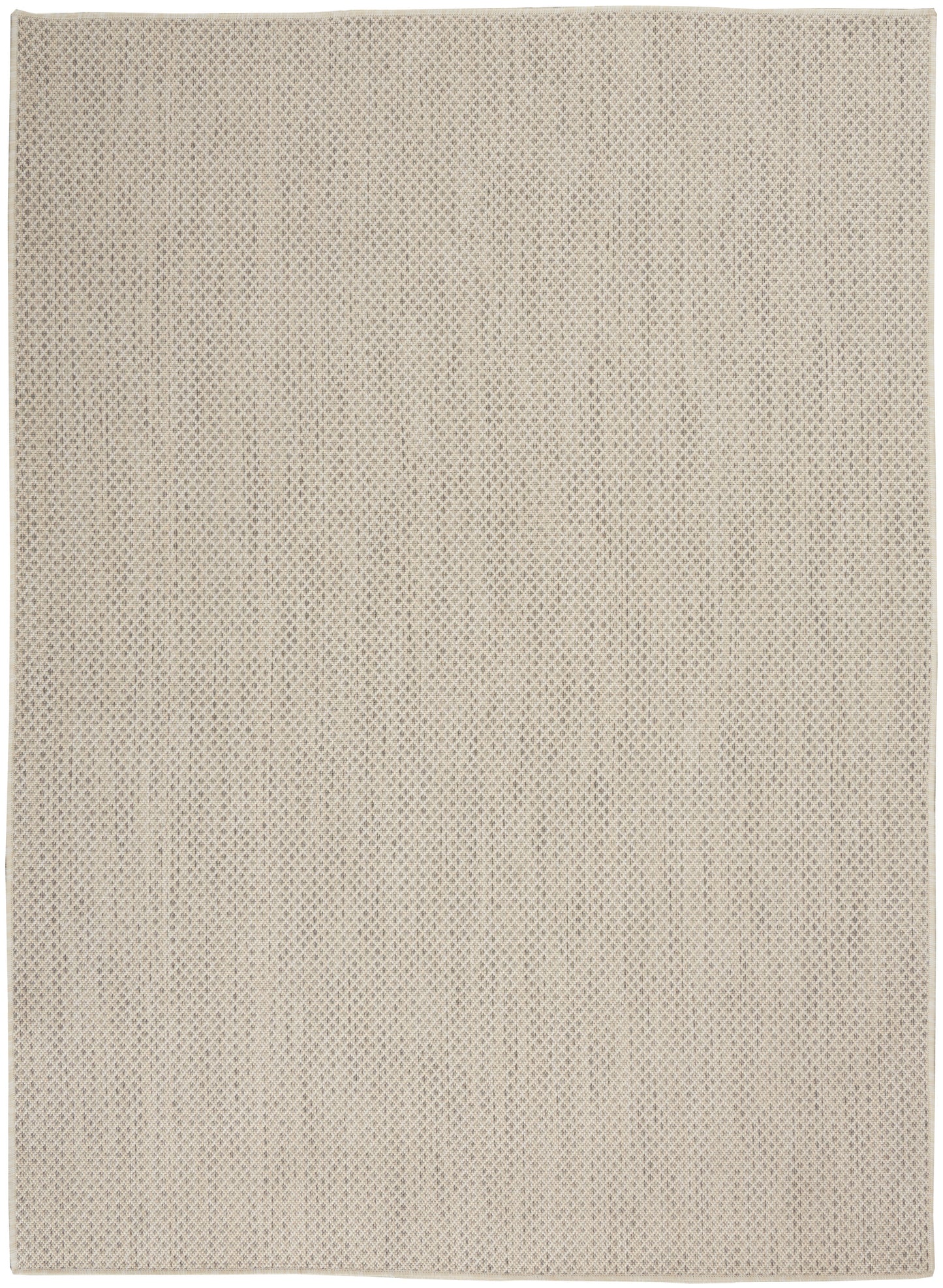 Nourison Courtyard 4' x 6' Ivory Silver Modern Rug