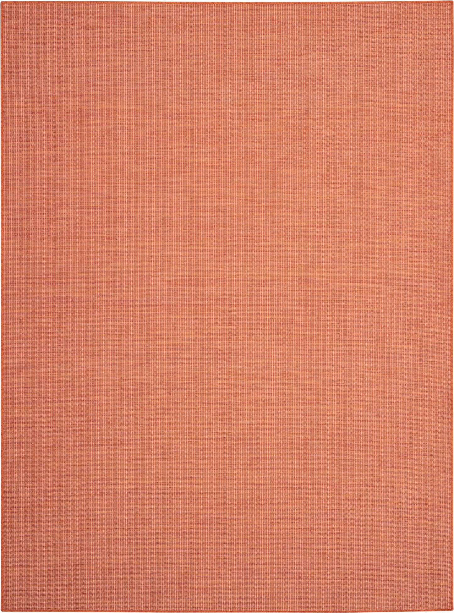 Nourison Positano 9' x 12' Terracotta Modern Rug