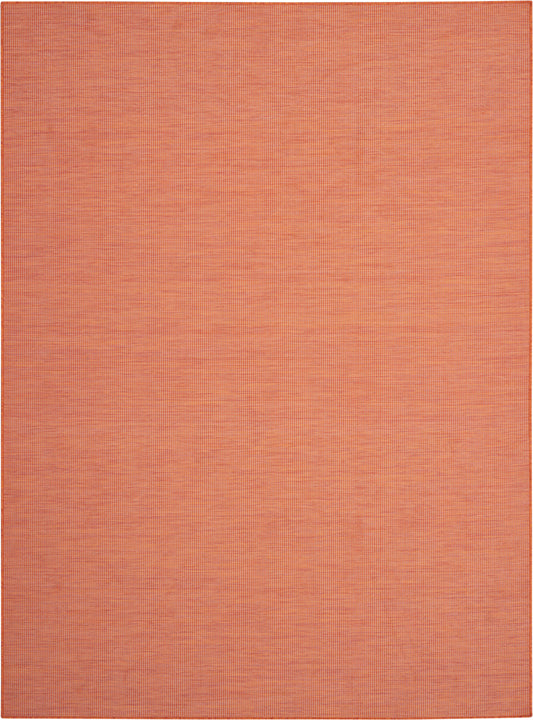 Nourison Positano 9' x 12' Terracotta Modern Rug