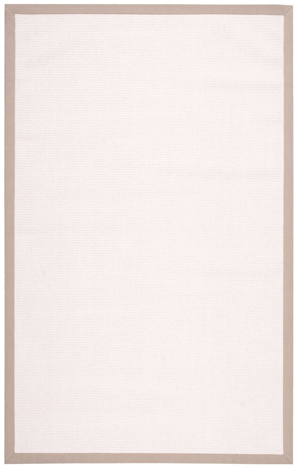 Nourison Sisal Soft 5' x 8' White Farmhouse Indoor Rug