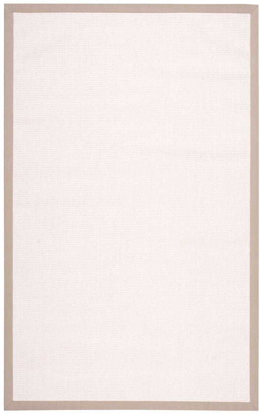 Nourison Sisal Soft 5' x 8' White Farmhouse Indoor Rug