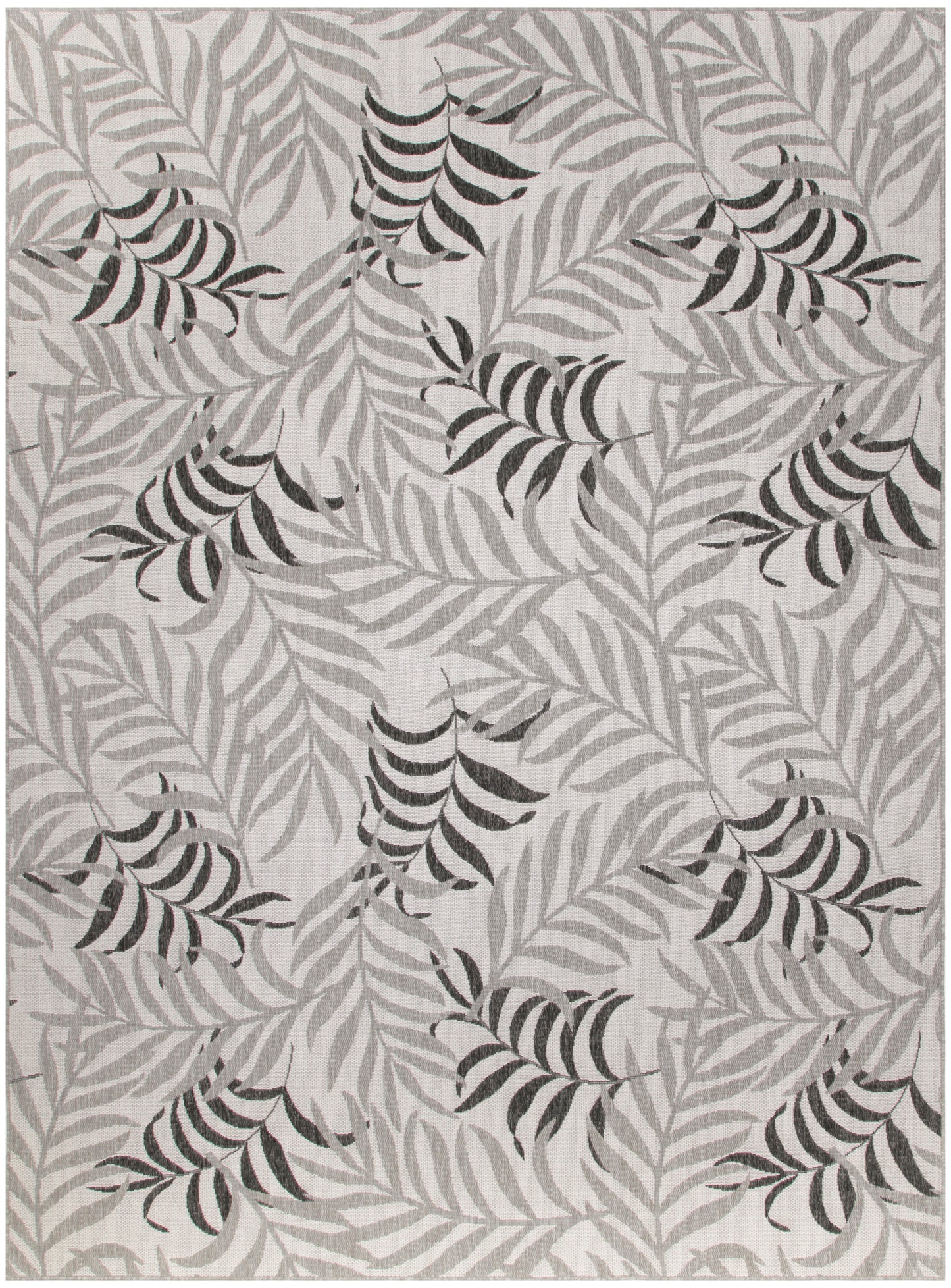 Nourison Garden Oasis 8' x 10' Grey Tropical Rug