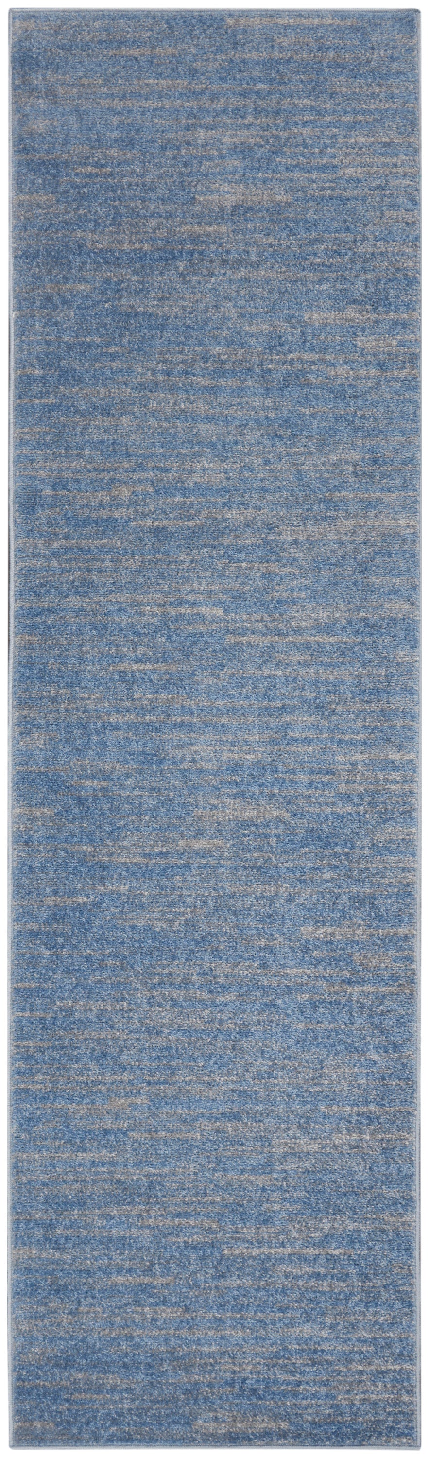 Nourison Nourison Essentials 2'2" x 10' Blue/Grey Outdoor Rug