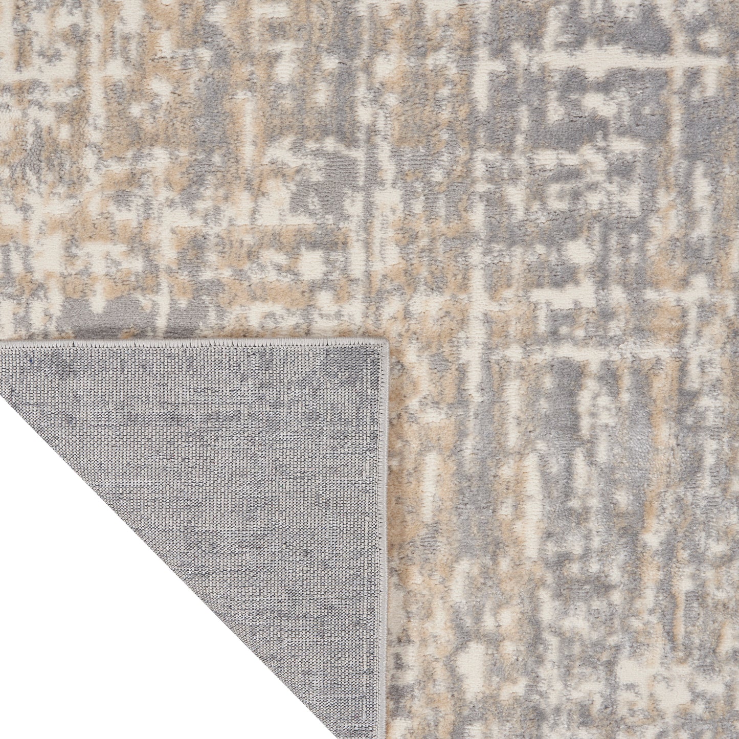 Calvin Klein CK005 Enchanting 8' x 10' Grey Beige Modern Indoor Rug