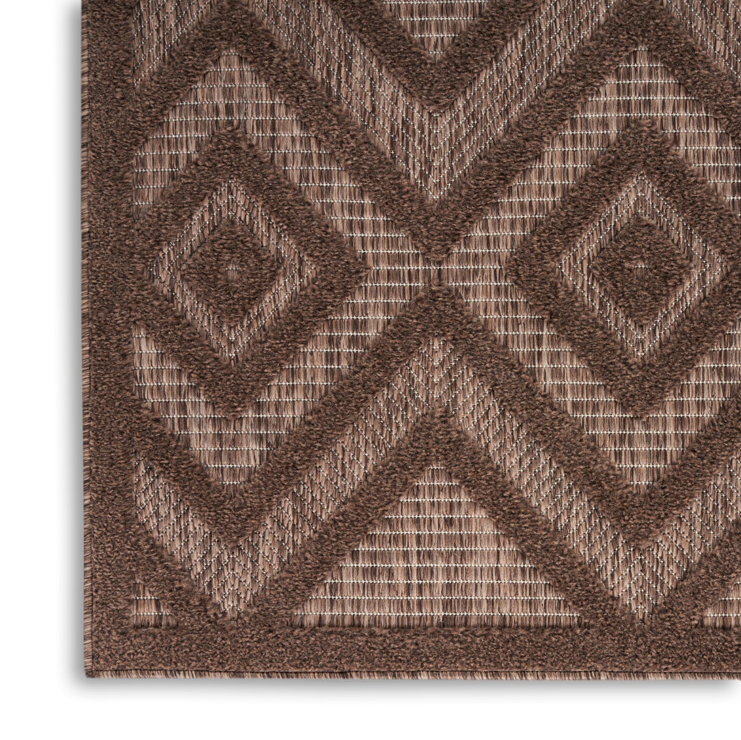 Nourison Versatile 10' x 14' Brown Modern Rug