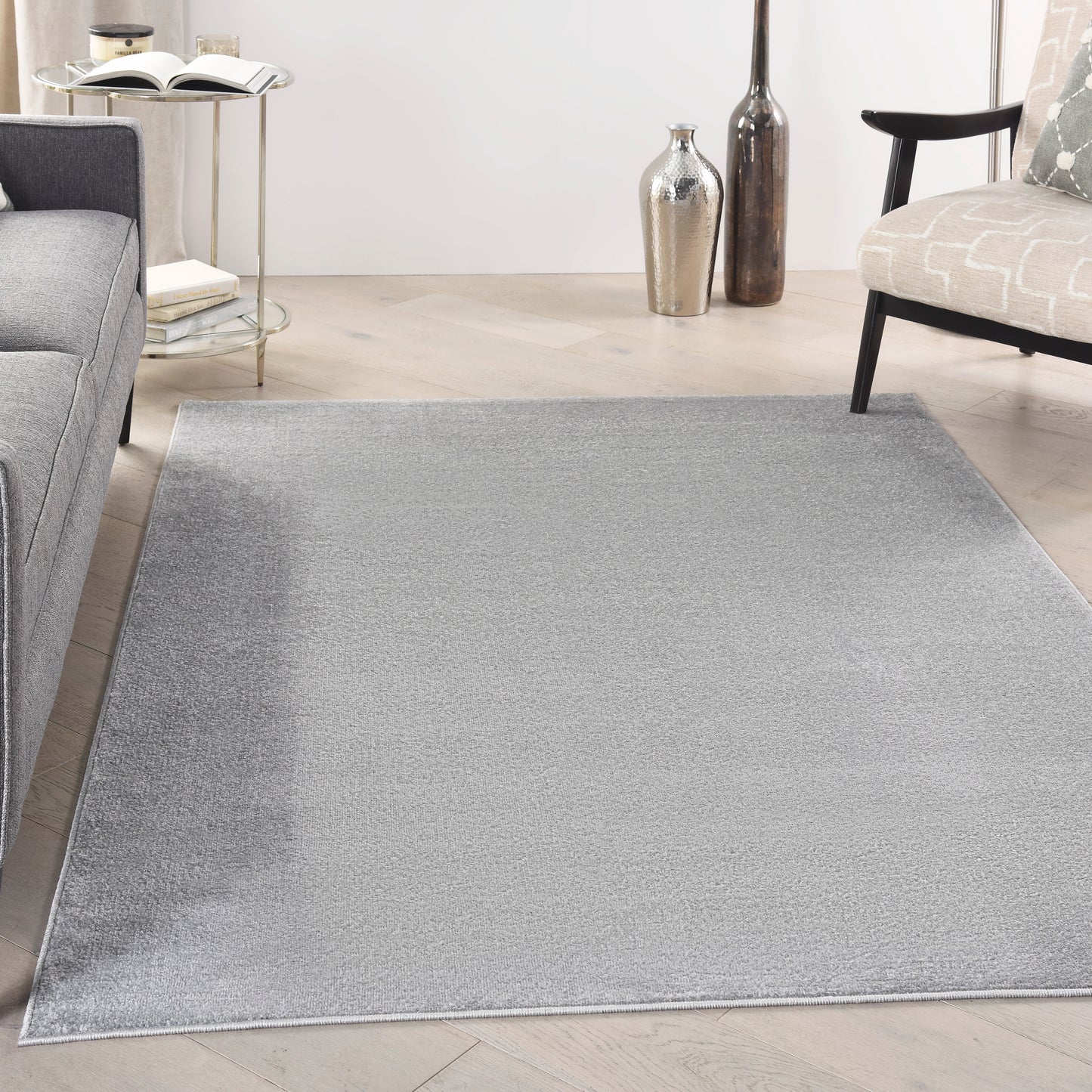 Nourison Nourison Essentials 6' x 9' Silver Grey Outdoor Rug