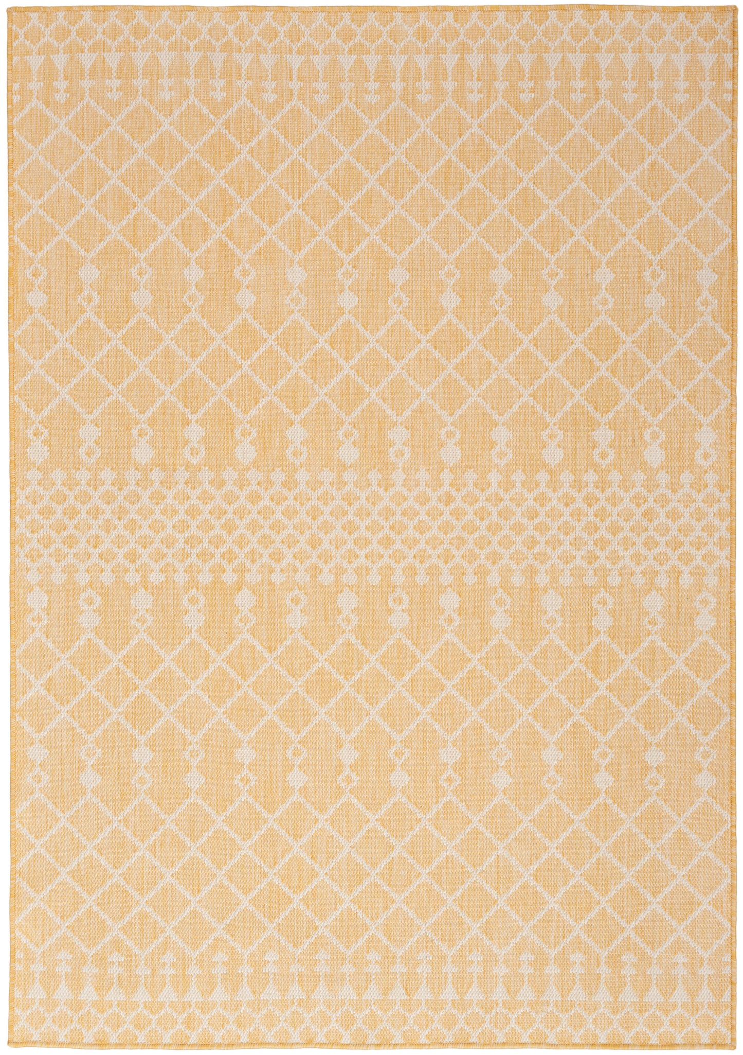 Nourison Positano 4' x 6' Yellow Modern Rug