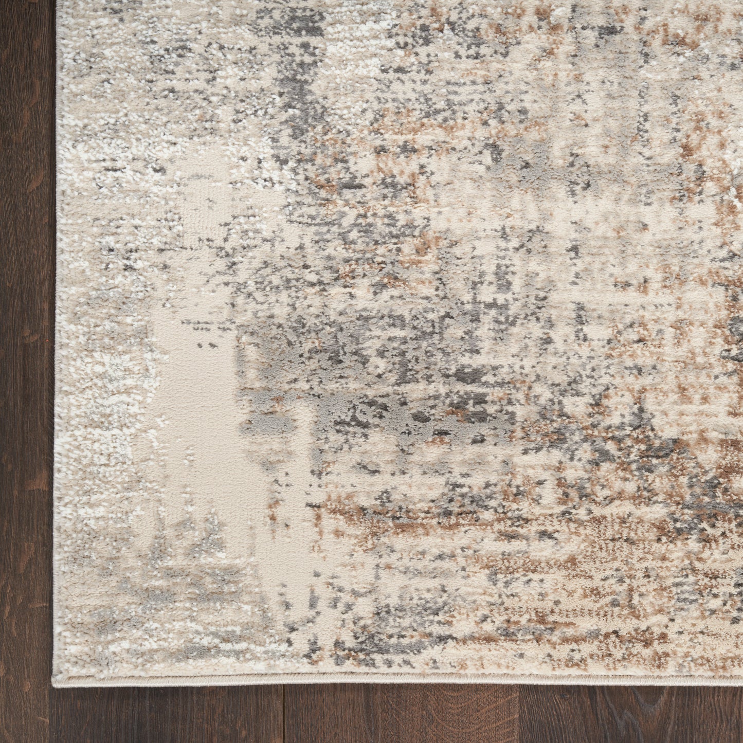 Nourison Sustainable Trends 7'10" x 9'10" Beige Grey Modern Indoor Rug