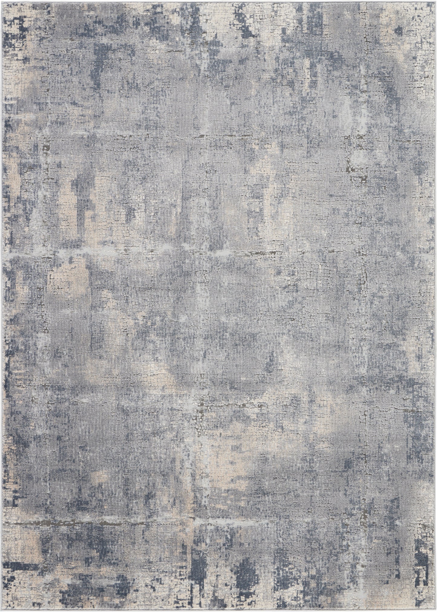 Nourison Rustic Textures 6' x 9' Grey Beige Rustic Indoor Rug