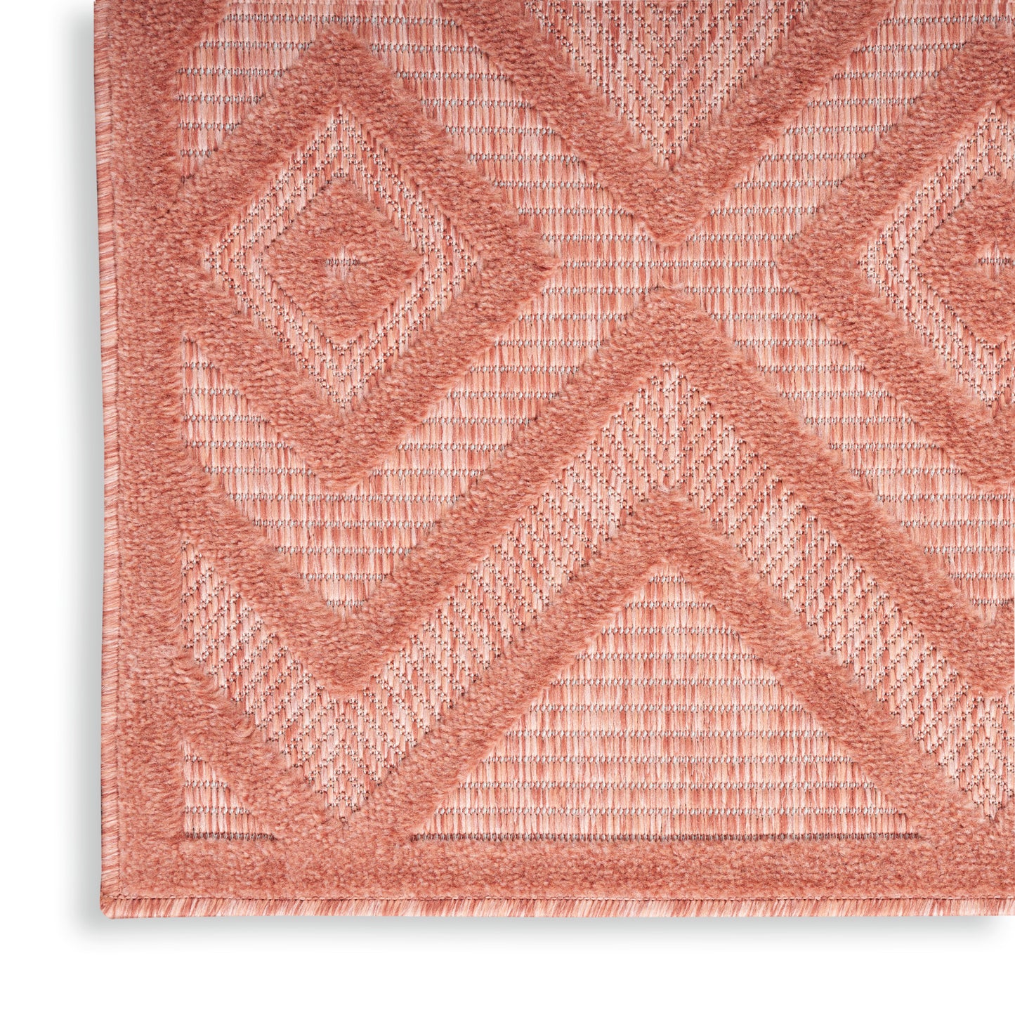 Nourison Versatile 4' x 6' Coral Orange Modern Rug