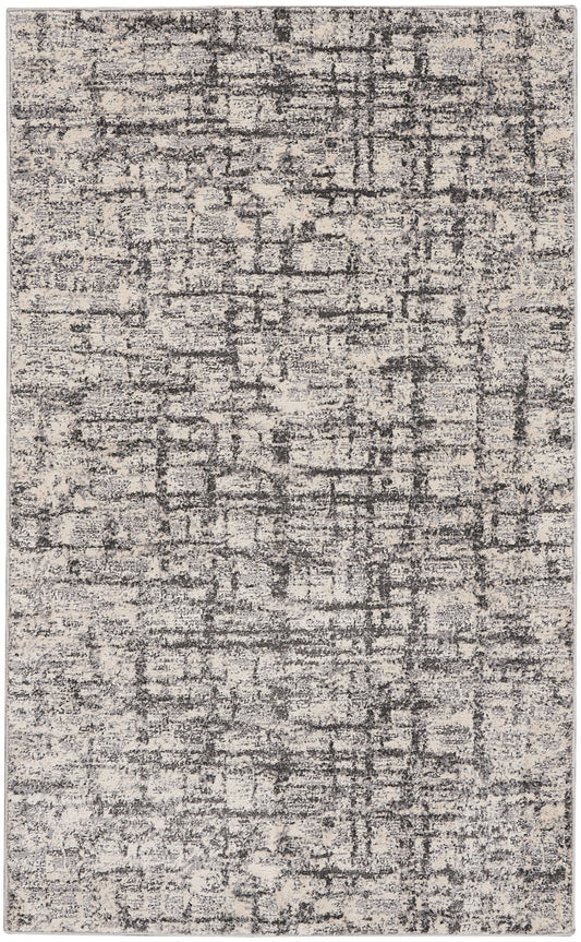 Calvin Klein CK950 Rush 3'2" x 5' Ivory/Grey Modern Indoor Rug