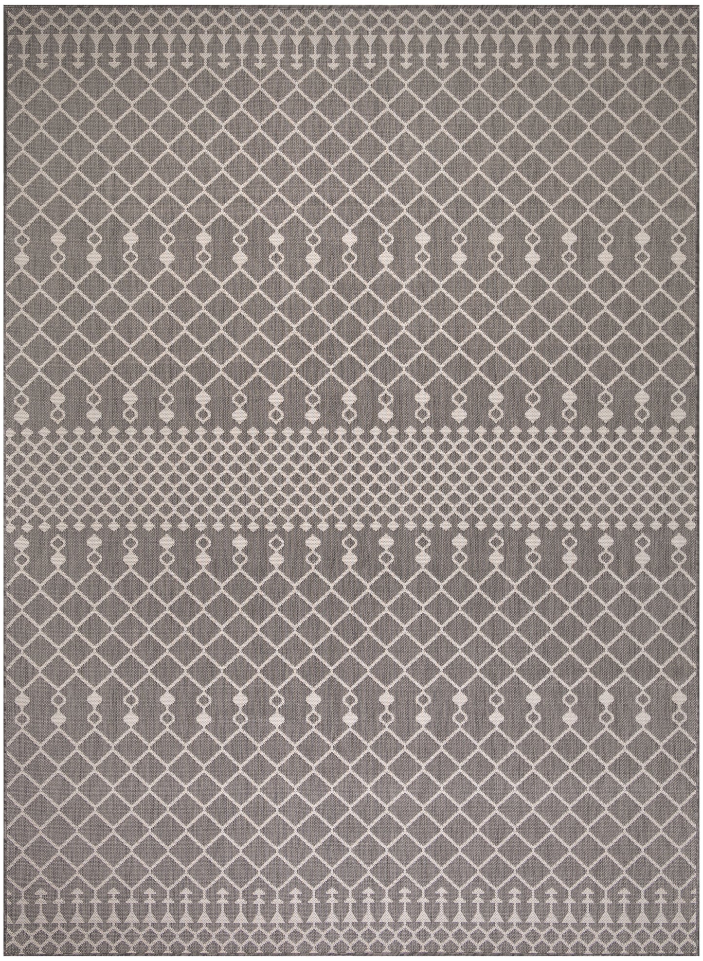 Nourison Positano 8' x 10' Charcoal Modern Rug