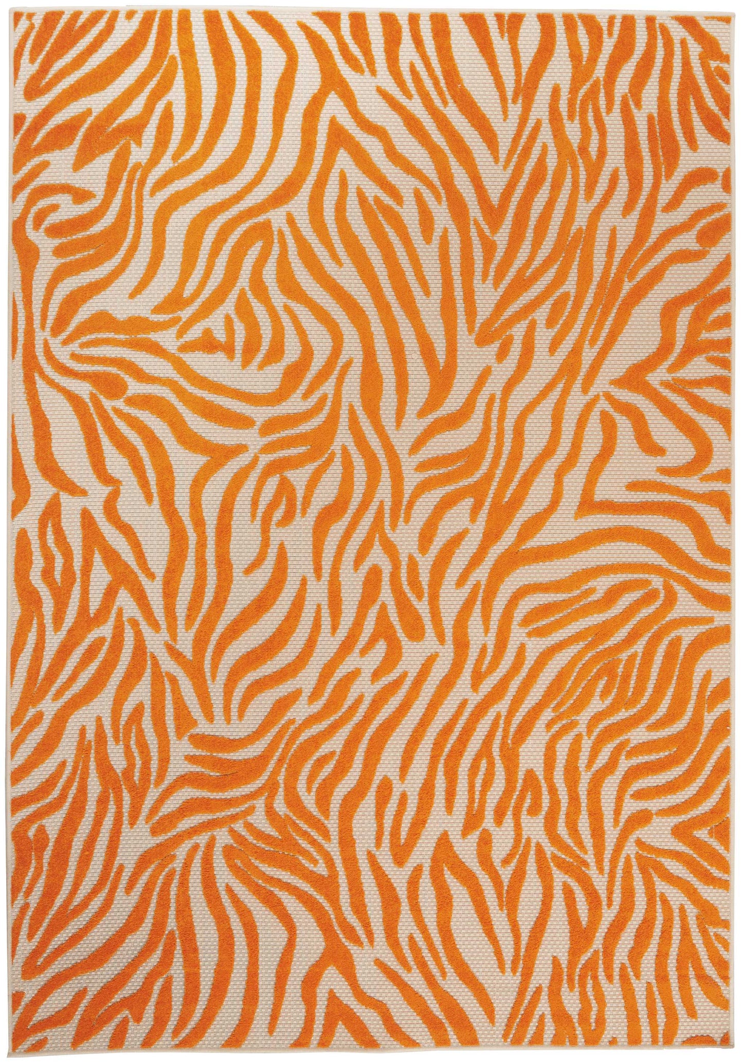 Nourison Aloha 7'10" x 10'6" Orange Contemporary Rug