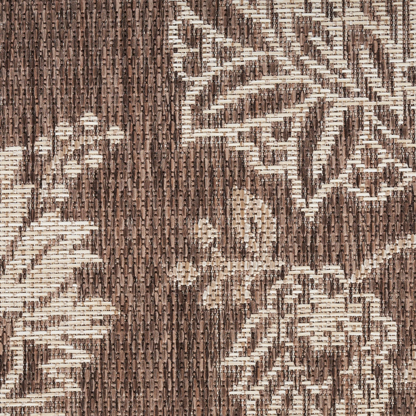 Nourison Garden Oasis 6' x 9' Mocha Tropical Rug