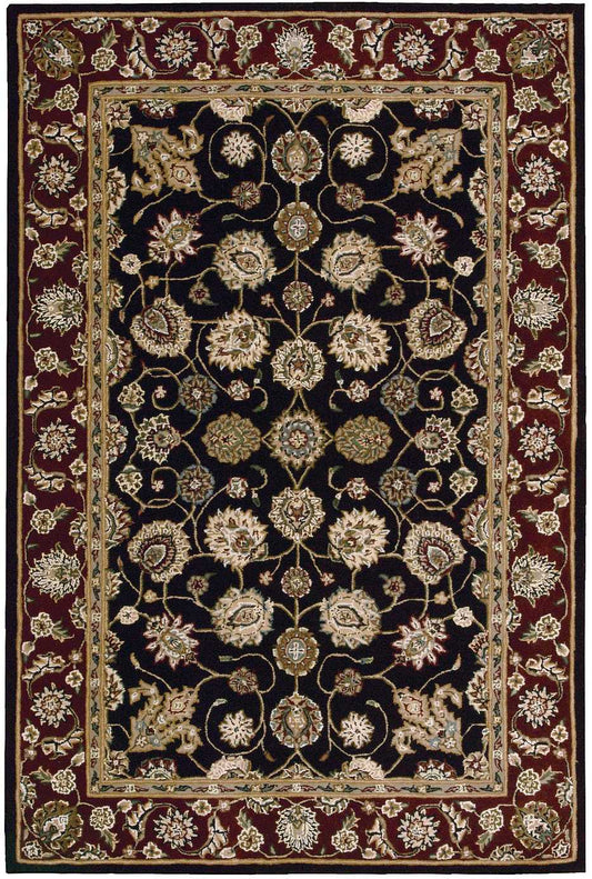 Nourison Nourison 2000 3'9" x 5'9" Black Traditional Indoor Rug