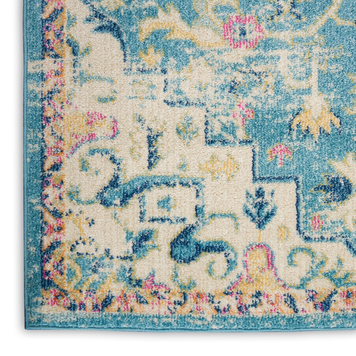 Nourison Passion 3'9" x 5'9" Ivory/Light Blue Bohemian Indoor Rug