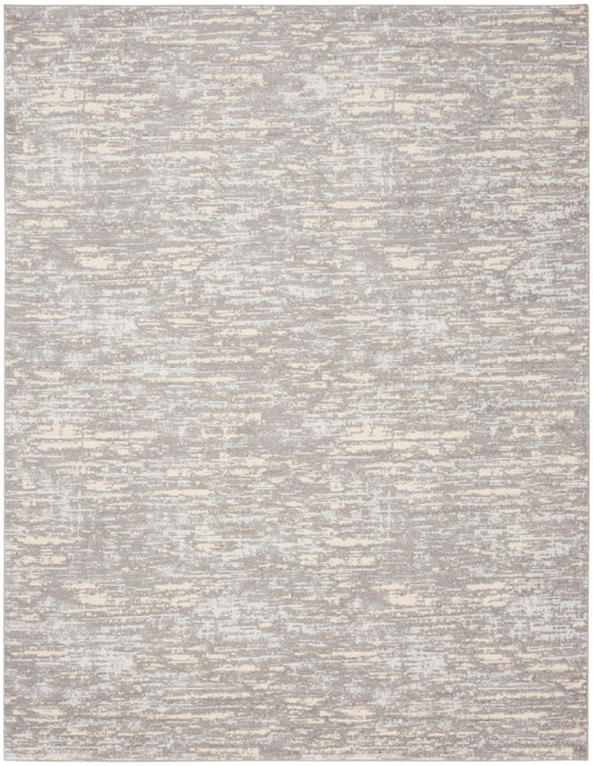 Calvin Klein CK005 Enchanting 8' x 10' Grey Beige Modern Indoor Rug