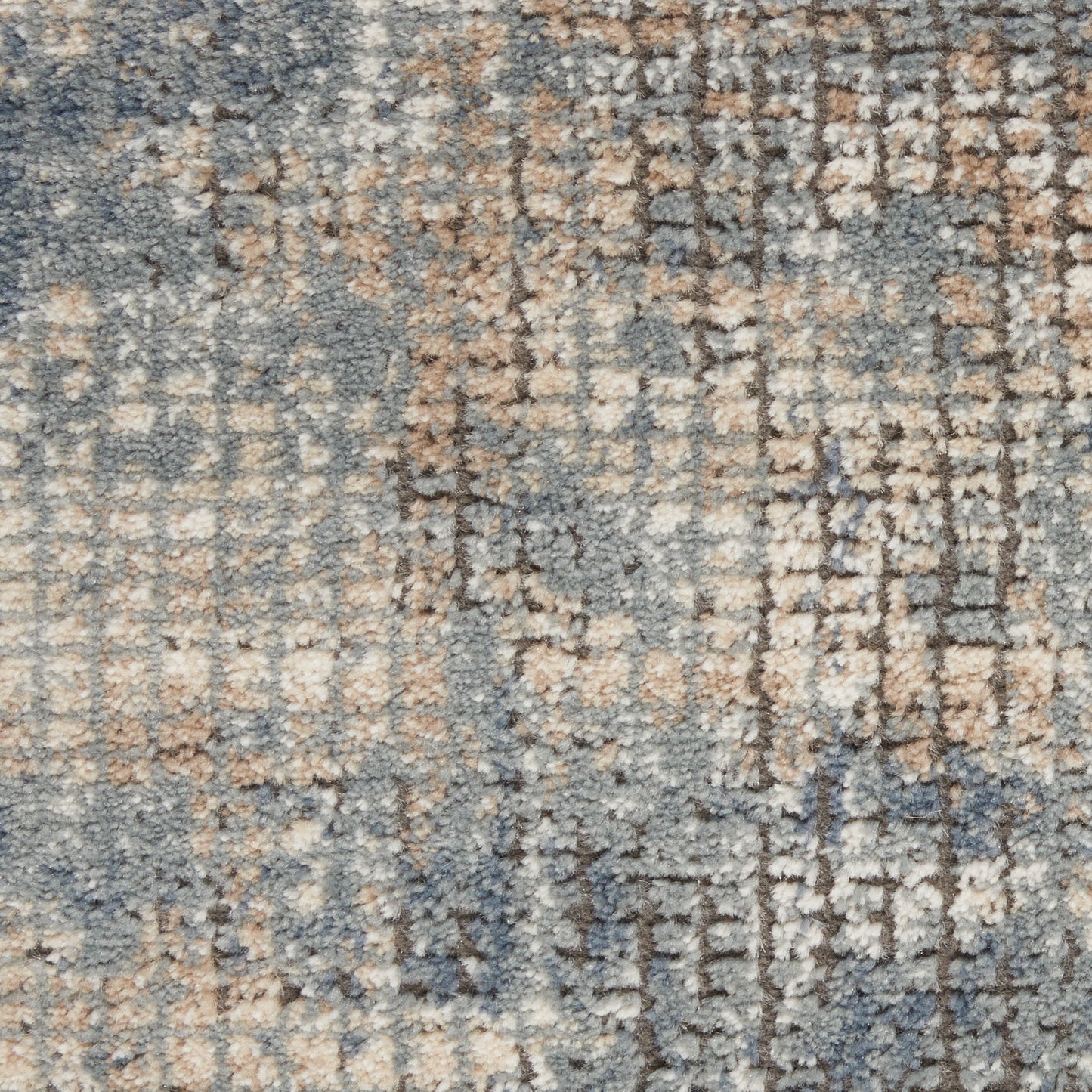 Nourison Quarry 2'2" x 3'9" Blue Beige Modern Indoor Rug