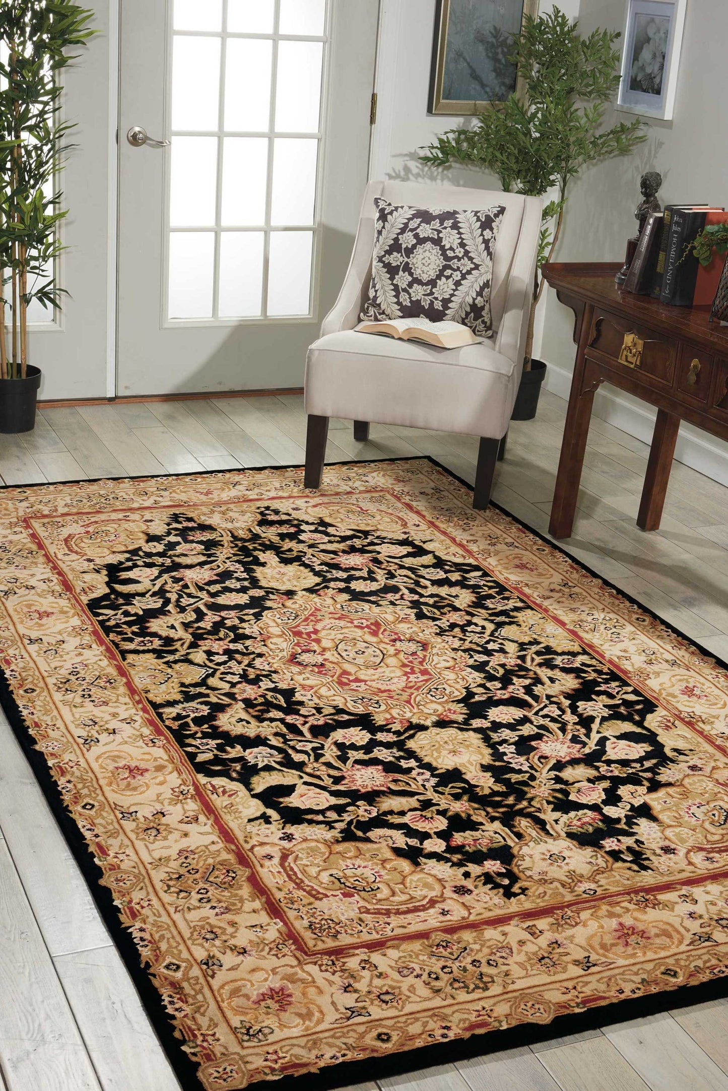 Nourison Nourison 2000 12' x 15' Black Traditional Indoor Rug