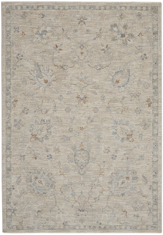 Nourison Infinite 5'3" x 7'8" Lt Grey Vintage Indoor Rug