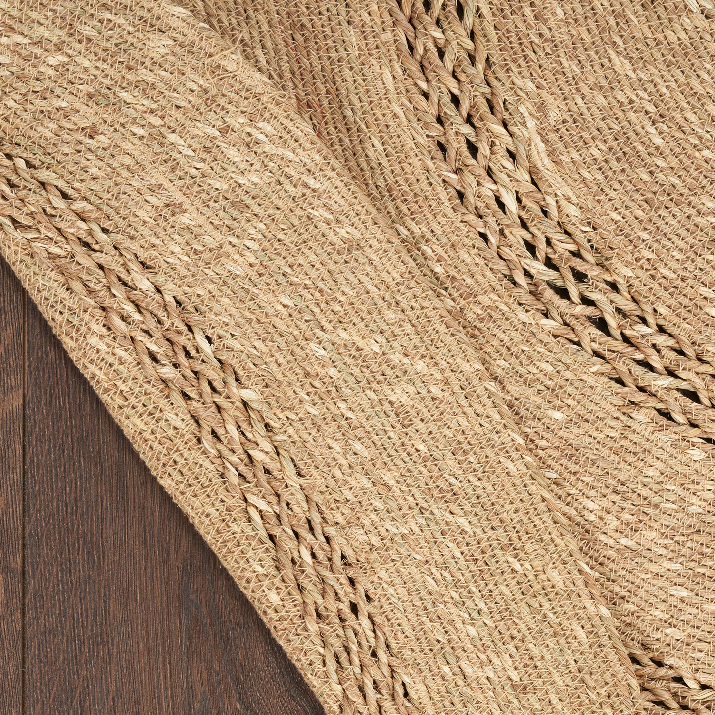 Nourison Natural Seagrass 8' x Round Natural Outdoor Rug