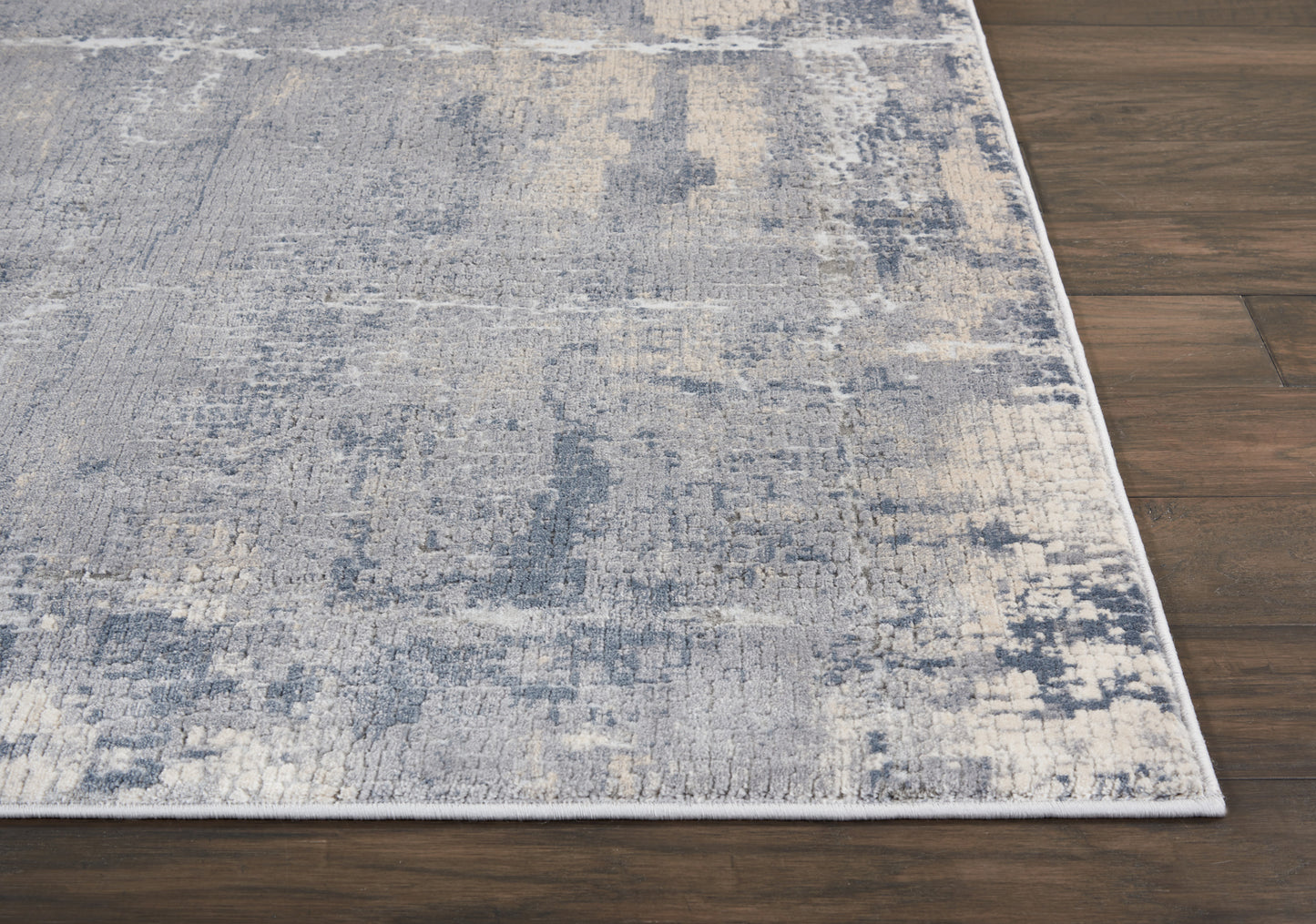 Nourison Rustic Textures 9'3" x 12'9" Grey Beige Modern Indoor Rug