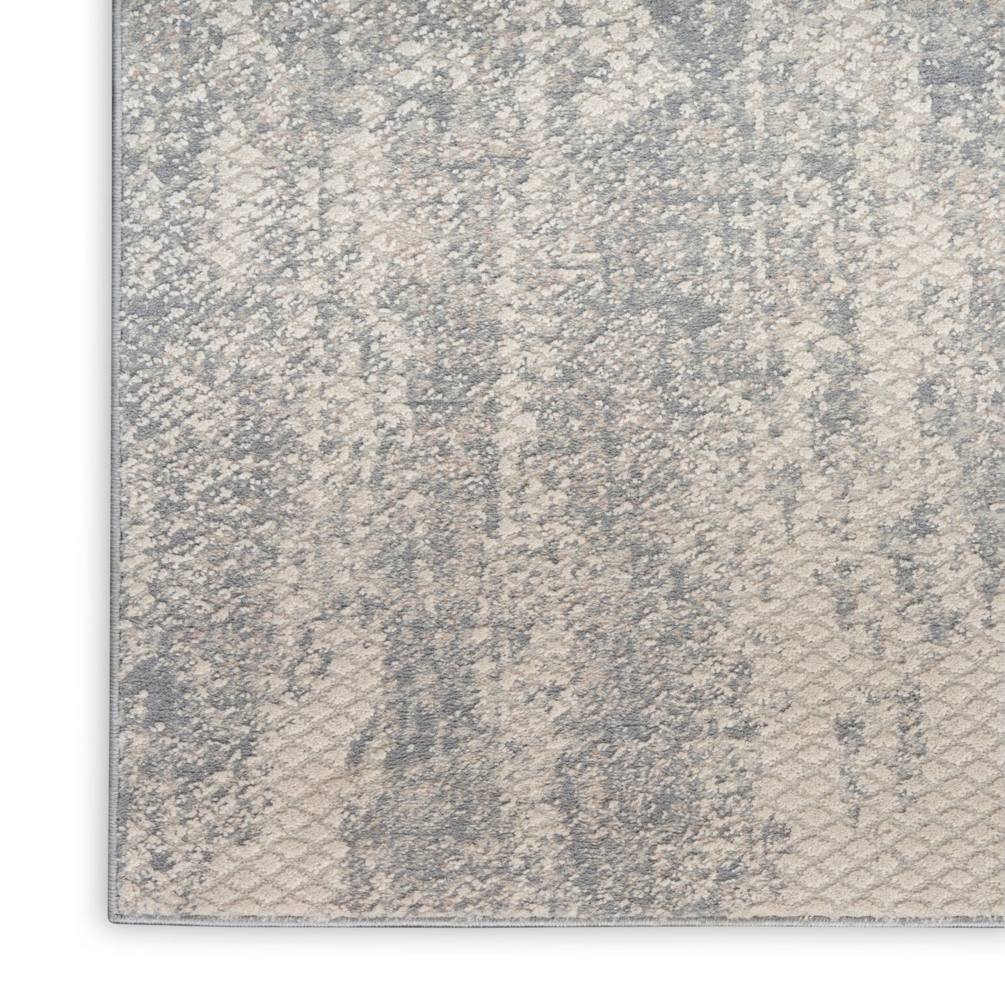 Nourison Exhale 5'3" x 7'3" Light Grey Modern Indoor Rug