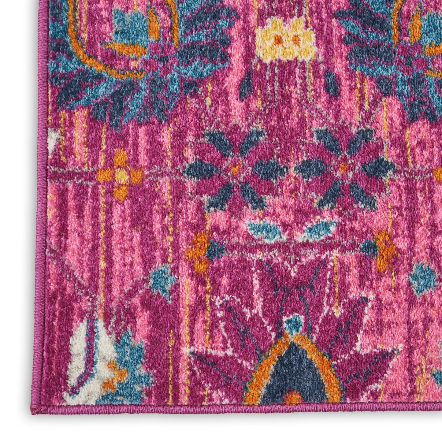 Nourison Passion 9' x 12' Fuchsia Bohemian Indoor Rug