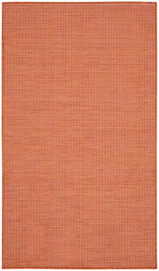 Nourison Positano 3' x 5' Terracotta Modern Rug