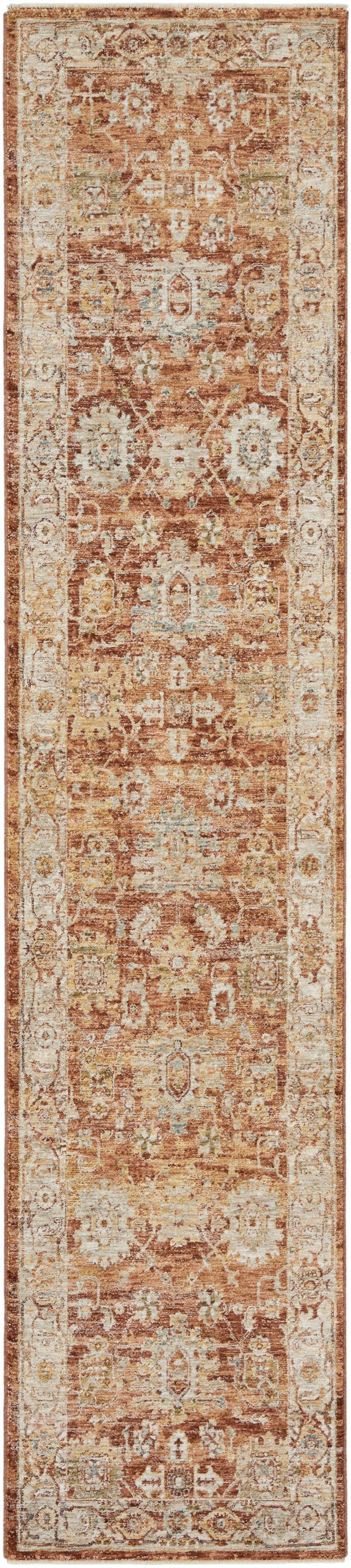 Nourison Sahar 2'3" x 10'2" Rust Persian Indoor Rug