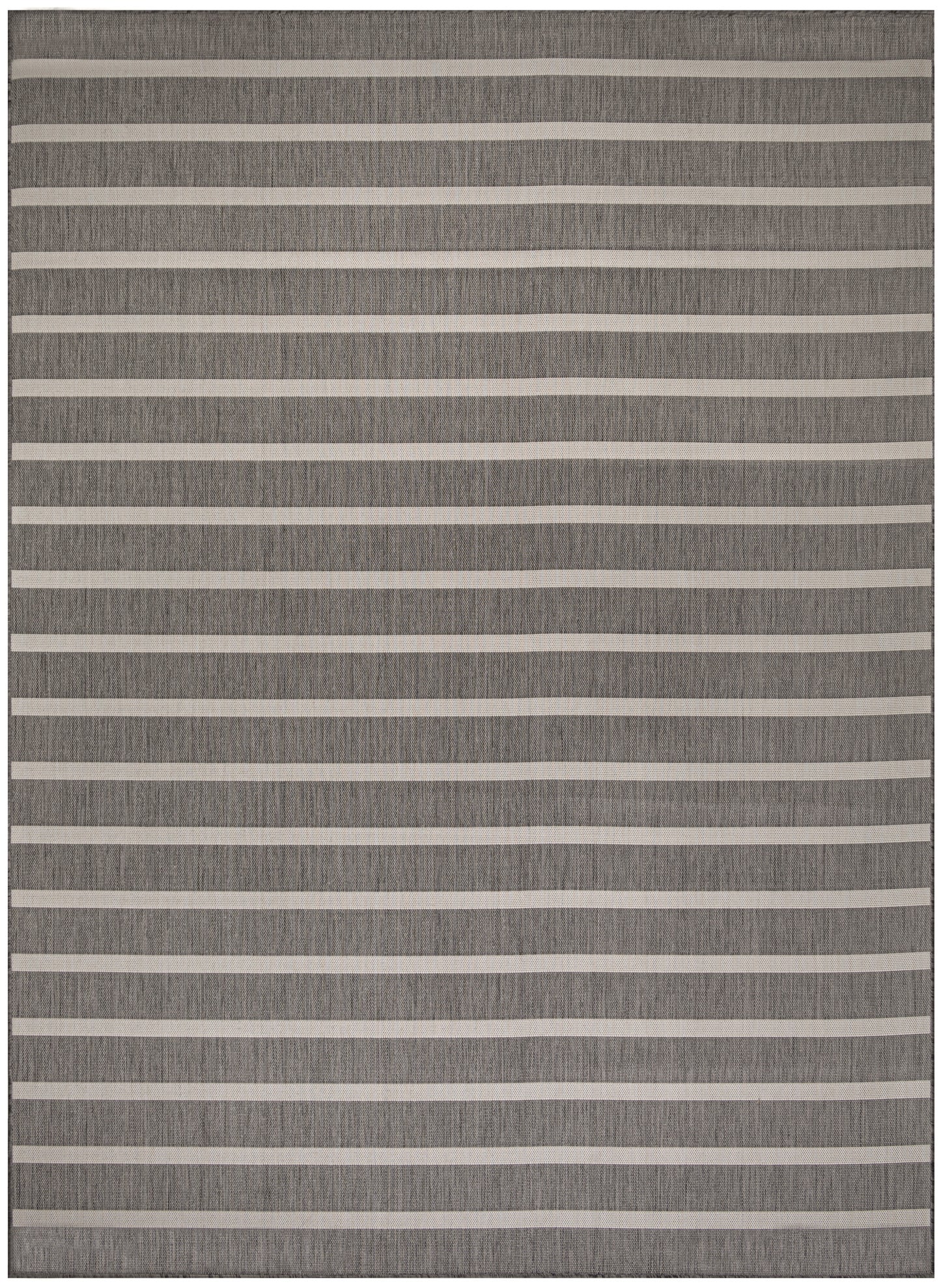 Nourison Positano 9' x 12' Charcoal Ivory Modern Rug