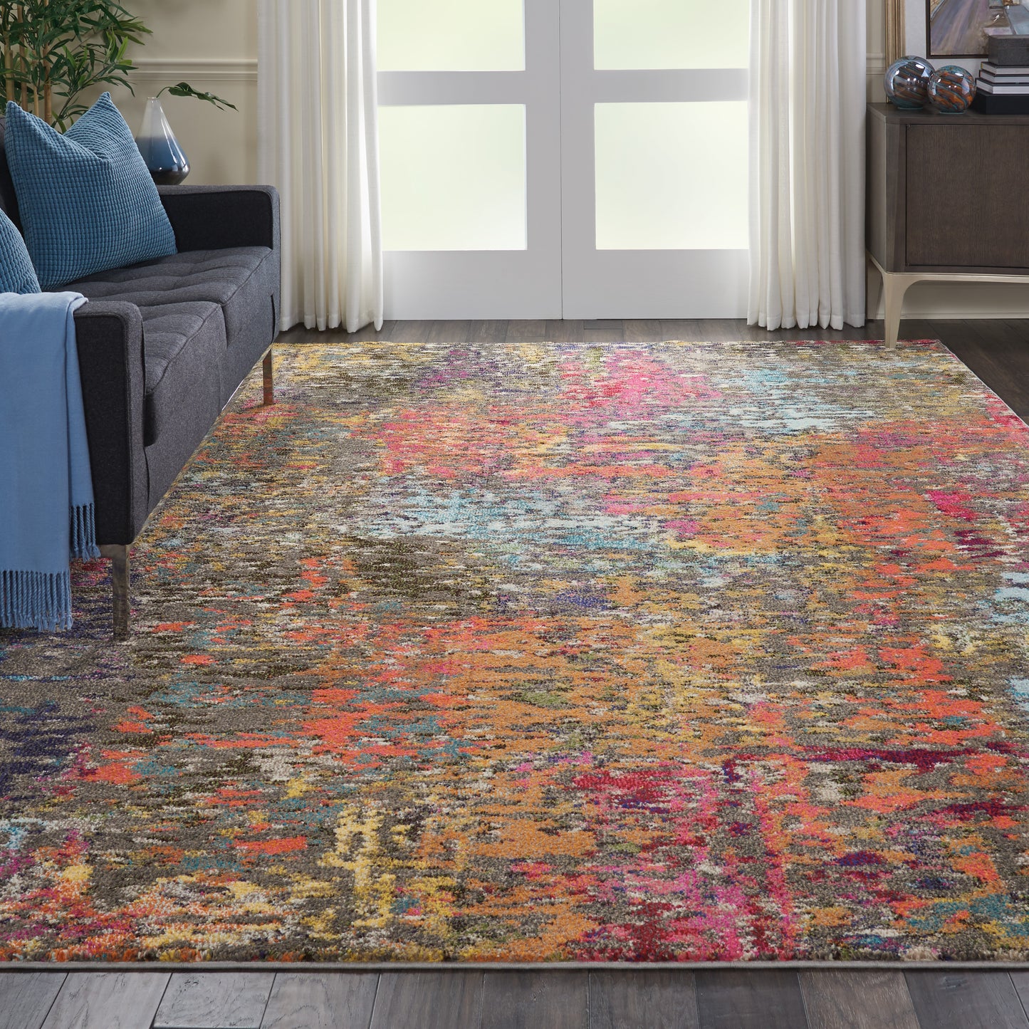 Nourison Celestial 7'10" x 10'6" Sunset Modern Indoor Rug