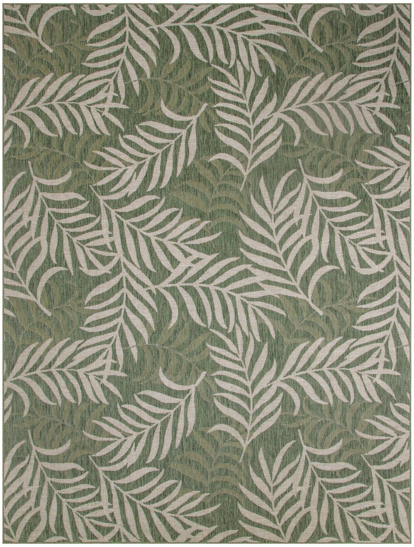 Nourison Garden Oasis 9' x 12' Green Ivory Outdoor Rug