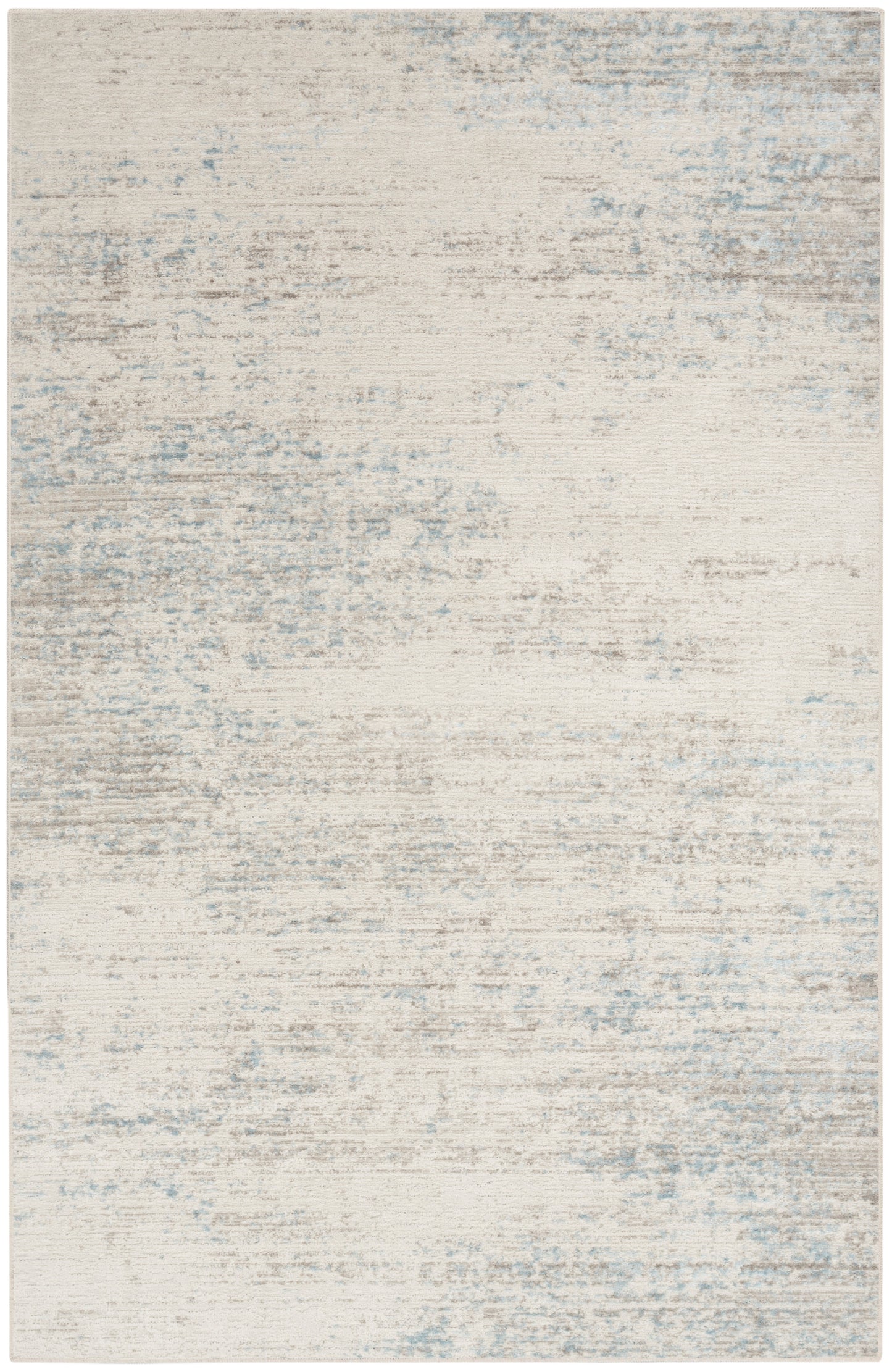 Calvin Klein Captivating 3'2" x 5' Cream Blue Modern Indoor Rug