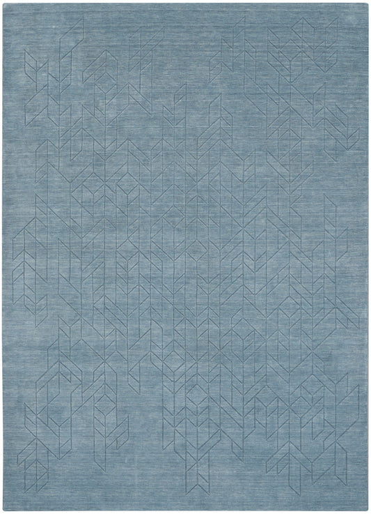 Nourison Alessia 8'6" x 11'6" Blue Modern Indoor Rug