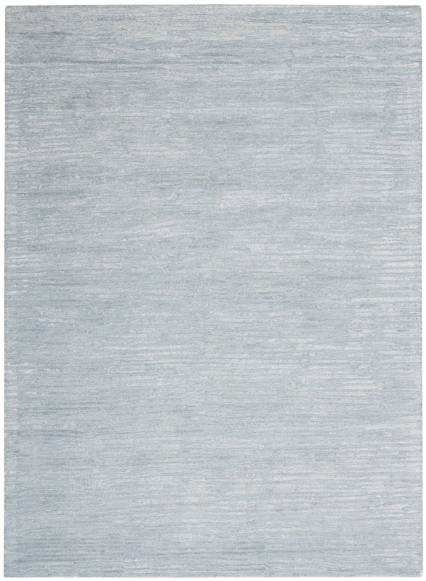 Calvin Klein CK010 Linear 5'3" x 7'3" Light Blue Modern Indoor Rug