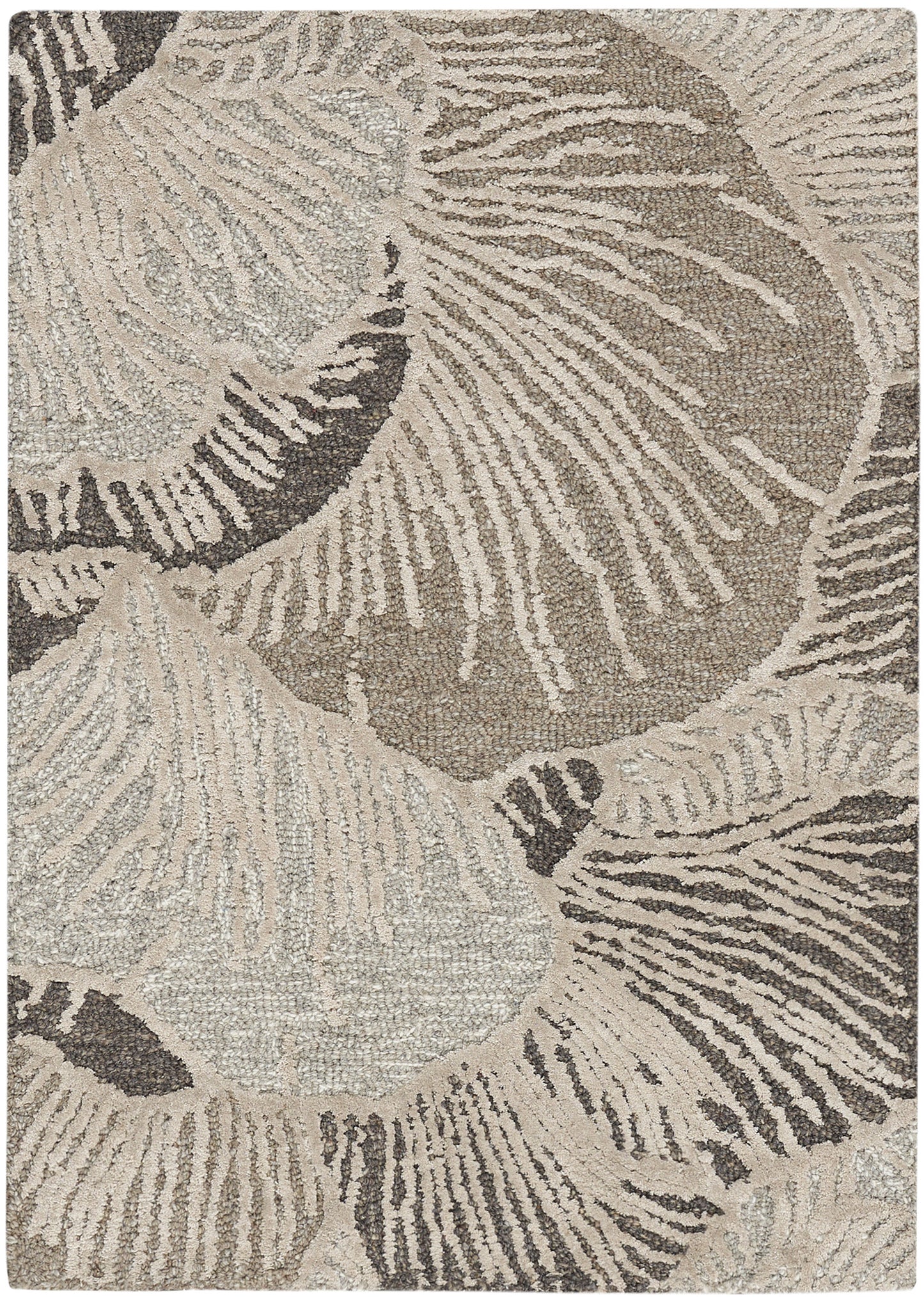 Nourison Avra 5'3" x 7'3" Grey Modern Indoor Rug