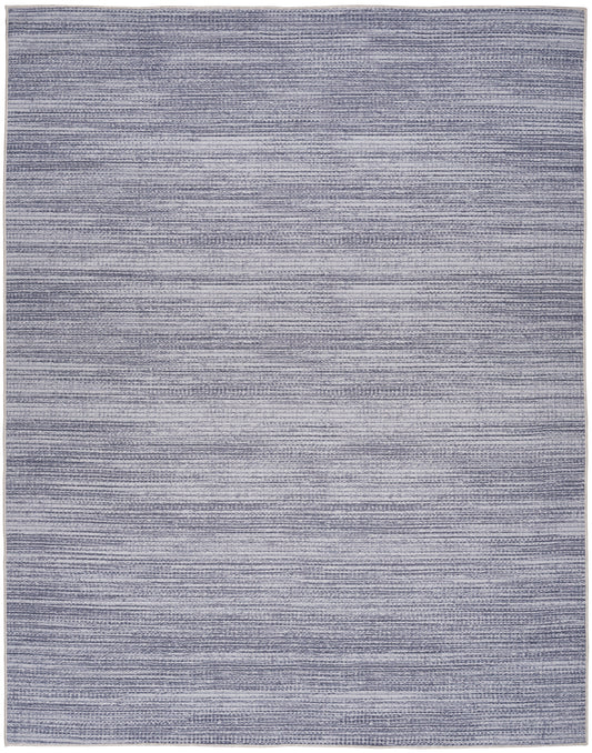 Nourison Nourison Washables 6' x 9' Grey Modern Indoor Rug